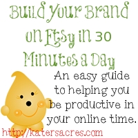 30 Minute Etsy Plan by KatersAcres