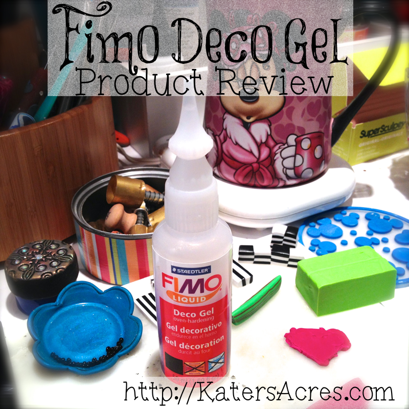 The polymer clay :Testing Fimo Decorating Gel And Translucent Liquid Sculpey