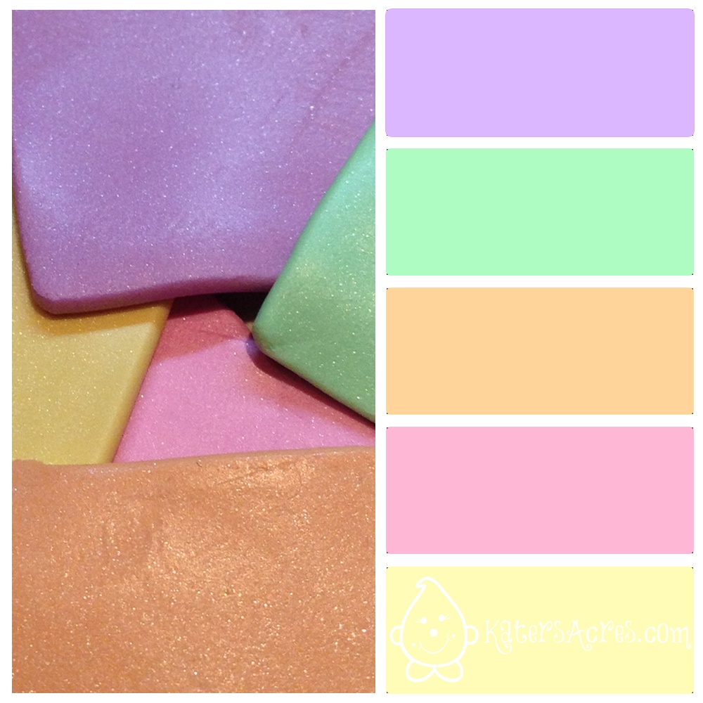 Spring Color Palette Metallic Pastels For Polymer Clay Katersacres