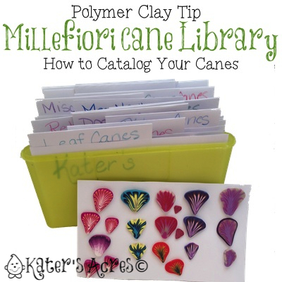 Polymer Clay Millefiori Cane Library Help by KatersAcres