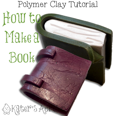 Polymer Clay Book Tutorial by KatersAcres