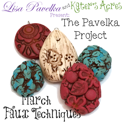March Pavelka Project: Faux Techniques of Turquoise, Ivory, & Cinnabar by KatersAcres