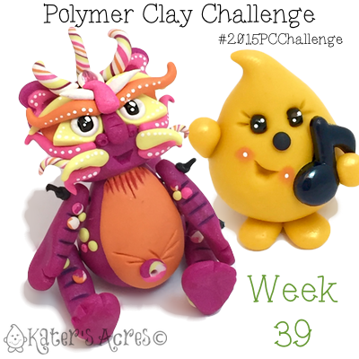2015 Polymer Clay Challenge, Week 39 by KatersAcres | #2015PCChallenge