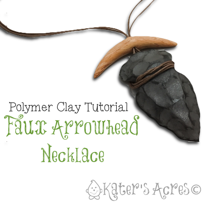 Faux Arrowhead Necklace Tutorial by KatersAcres