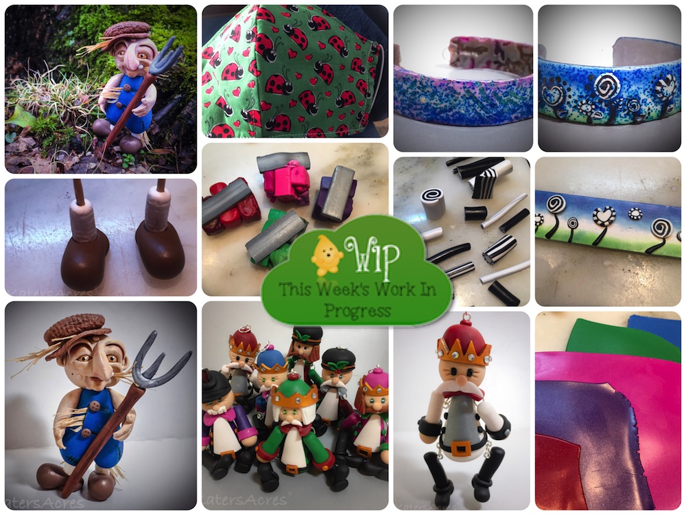 January 2017 WIP Wednesday Overview in KatersAcres Polymer Clay Studio | CLICK to get details & read more!