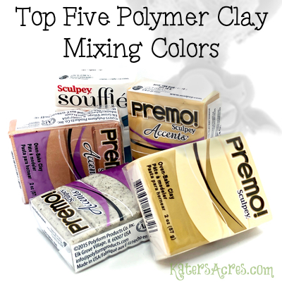 Top Five Polymer Clay Mixing Colors by KatersAcres